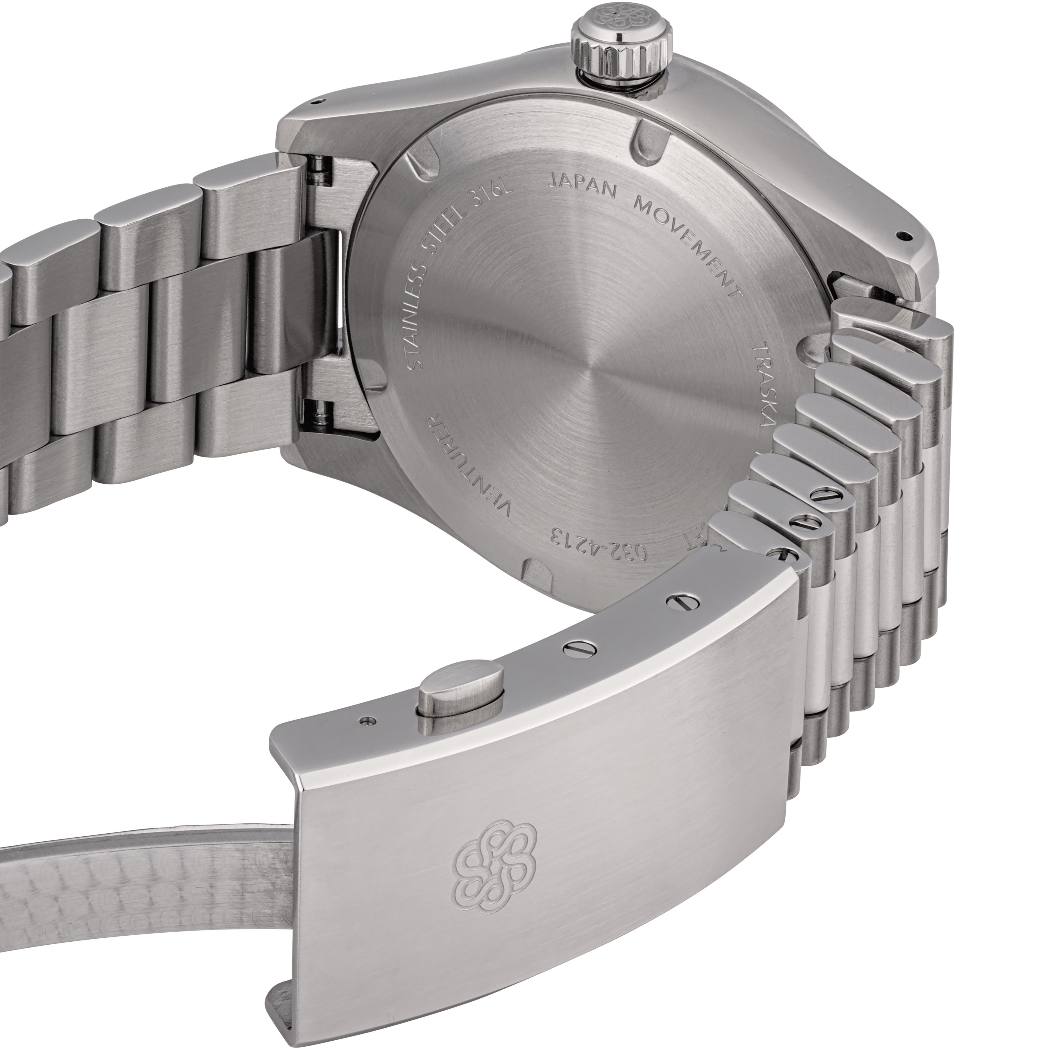 Japan movement stainless online steel back water resistant